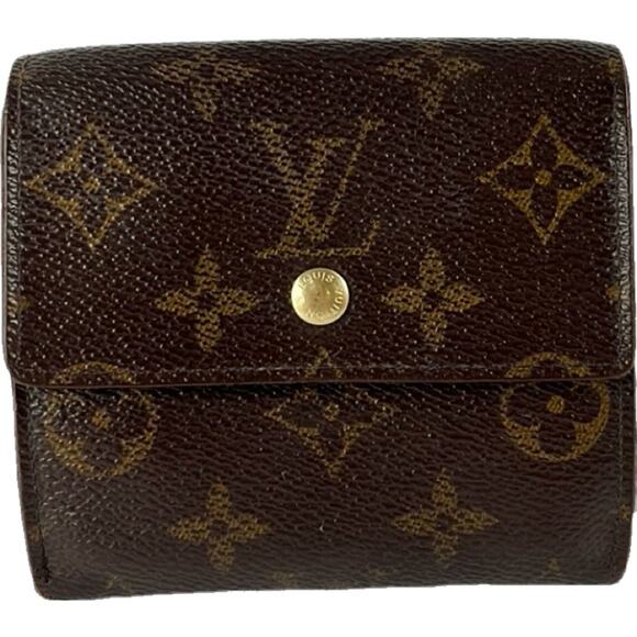 LOUIS VUITTON Elise Monogram Canvas Trifold Wallet